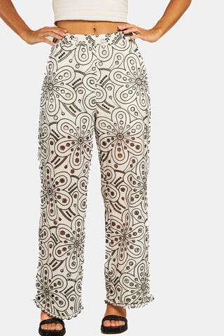 Broek met Engelse borduursels- Wit