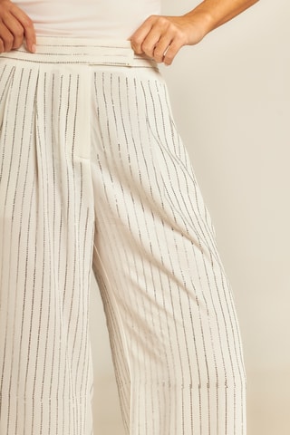 Rechte broek- Wit