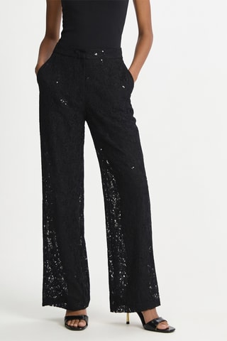 Broek Hoge Taille -  Zwart
