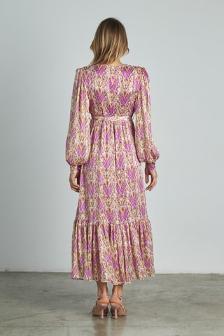 Midi-jurk. Roze