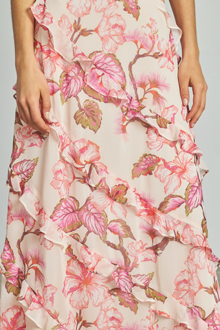 Jurk met Ruches- Roze