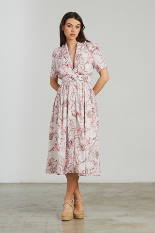 Blouse-jurk Roze