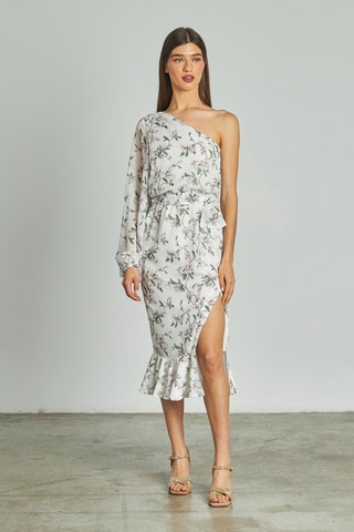 Asymmetrische Jurk - Groen