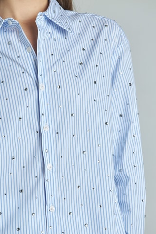 Blouse- Hemelsblauw