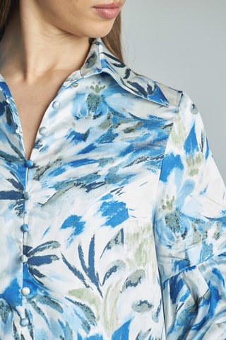Blouse- Kobaltblauw