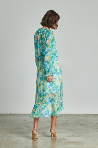 Wikkelrok. Turquoise