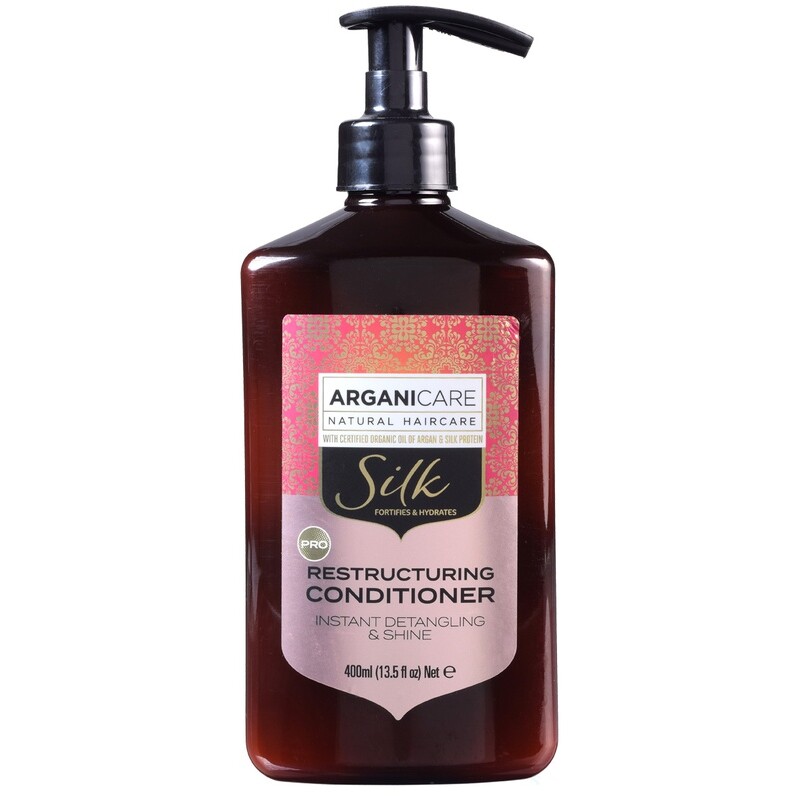 Après-shampoing restructurant - Protéine de soie - Cheveux secs & ternes - 400 ml