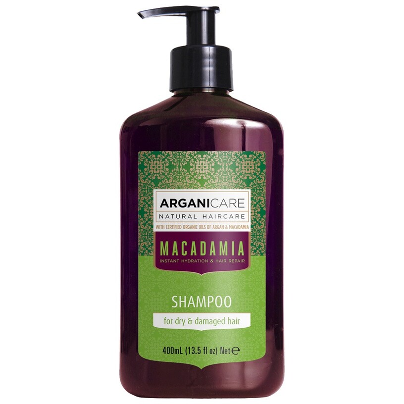 Shampoing réparateur - Argan & macadamia - Cheveux secs & abîmés - 400 ml