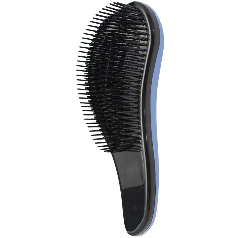 Brosse à picots "0 noeud" Urban brush - Cheveux fragiles - Noir & bleu