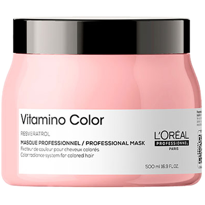 Masque fixateur de couleur - Vitamino color - Cheveux colorés - 500 ml