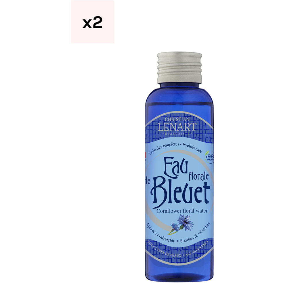 Eaux florales de Bleuet - Tous types de peaux - 2 x 100 ml
