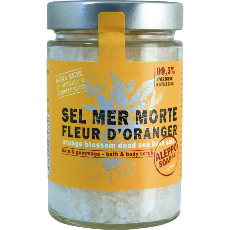 Sel de la mer Morte - Fleur d'oranger - Bain & gommage - 300 g