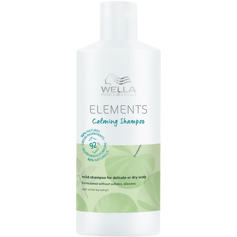 Shampoing apaisant sans sulfate - Elements - Cuir chevelu sec ou délicat - 500 ml